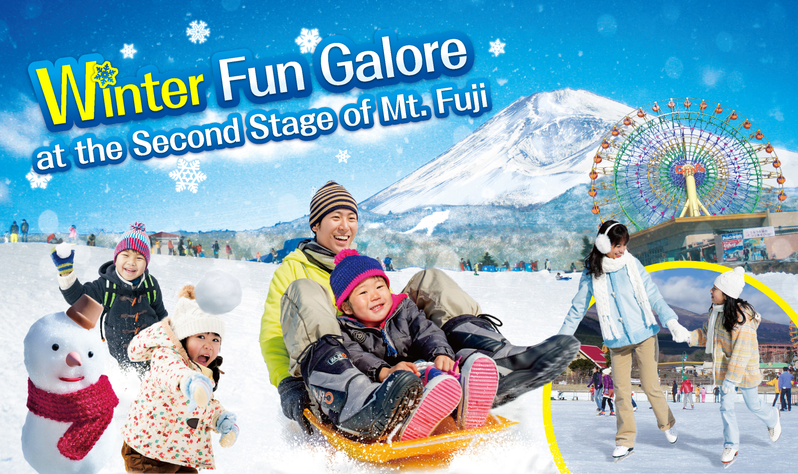 Winter Fun Galore at the Second Stage ofMt.Fuji