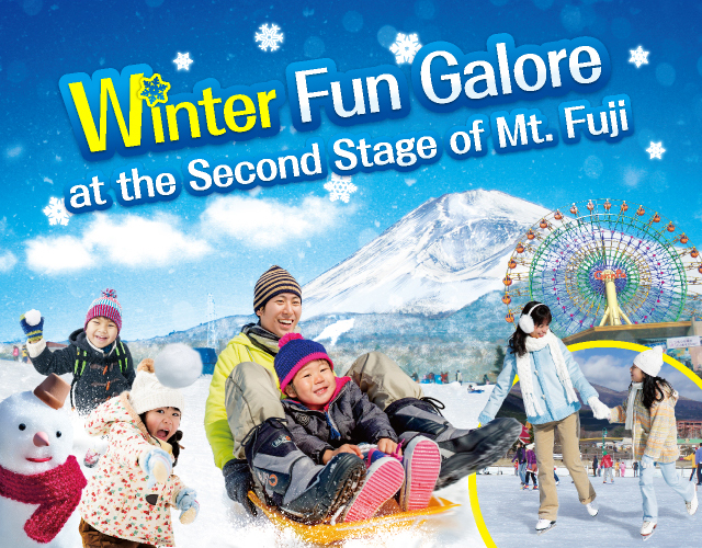 Winter Fun Galore at the Second Stage ofMt.Fuji
