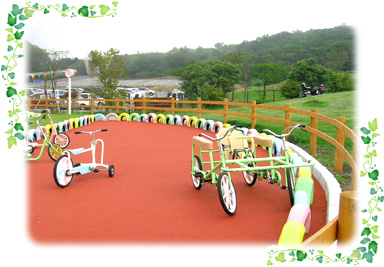 おもしろ自転車であそぼ